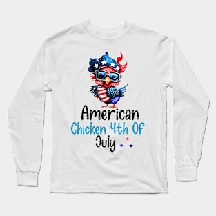 Patriotic Poultry Parade Long Sleeve T-Shirt